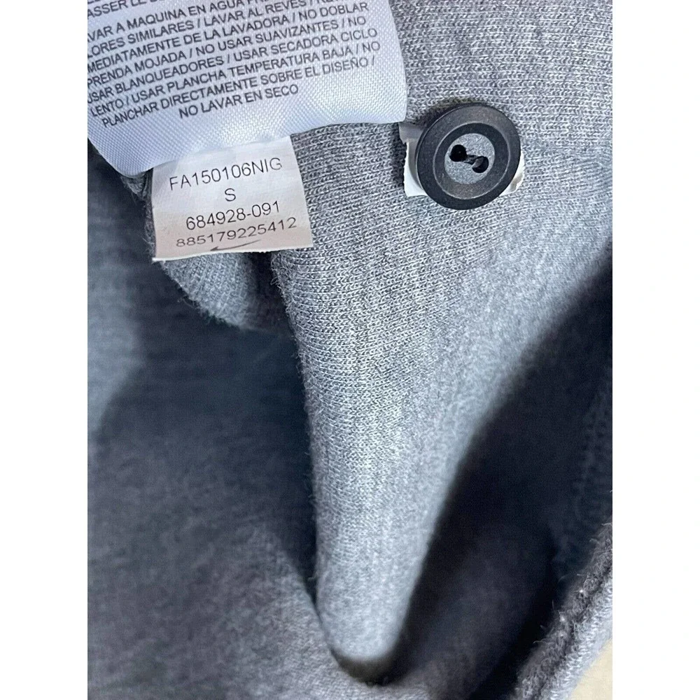 Nike Hoodie Adult Small Gray‎ Tech Fleece Oversized Full-Zip Cape Womens